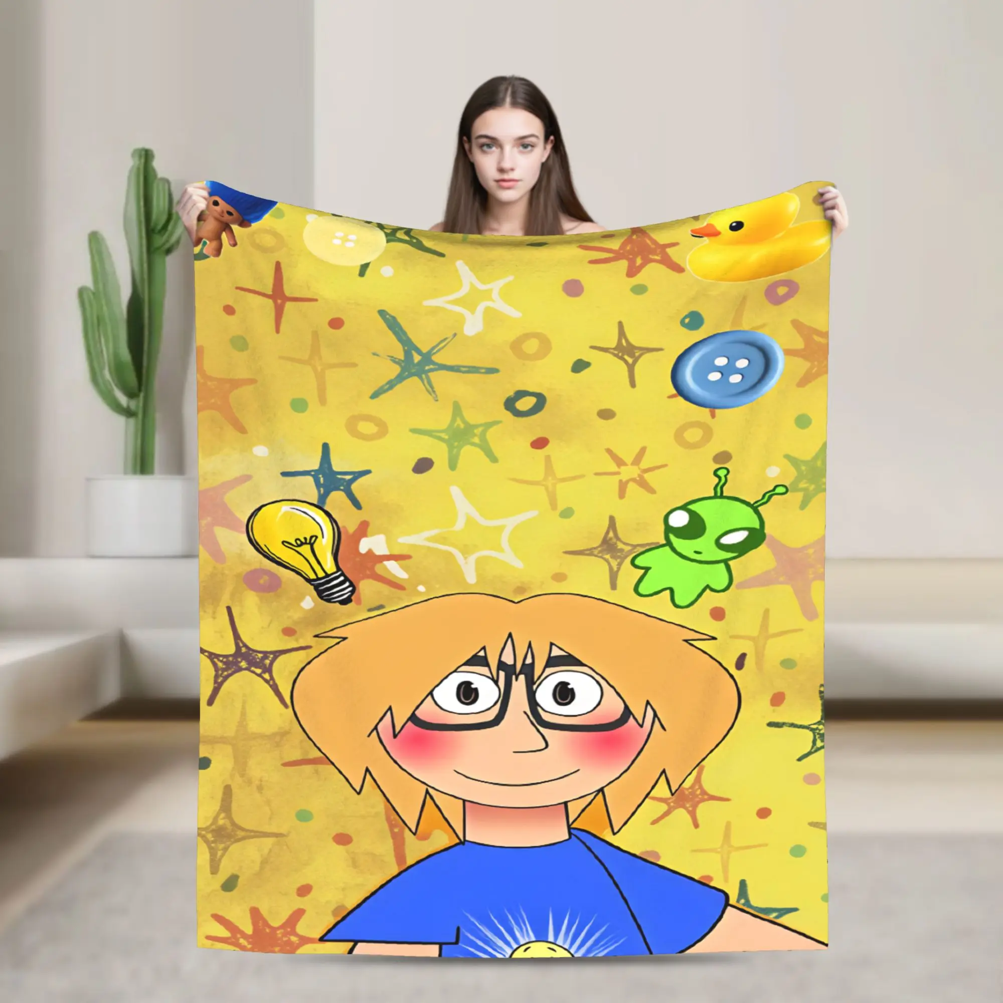 Fact Attack Adventures Blankets Winter  Warm Comfy Bedding Throws For Girls Home Decor Flannel Bedspread Bed Cover