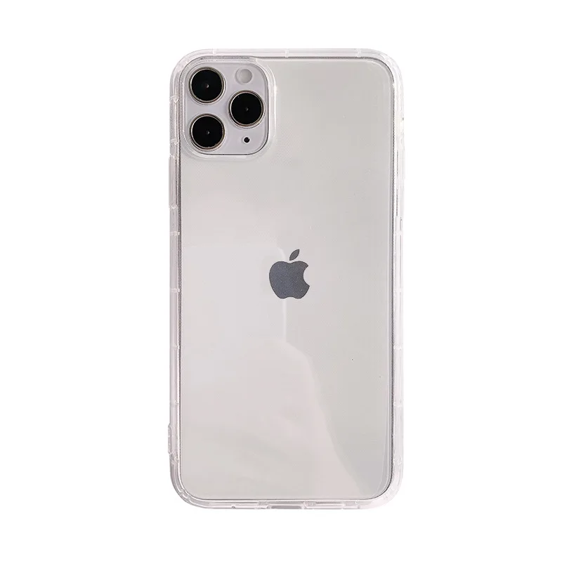 2023 Mini custodia per telefono antiurto trasparente solida semplice per iPhone 12 13 14 11 Pro Max X Xr Xs Max 7 8 Puls SE TPU Cover