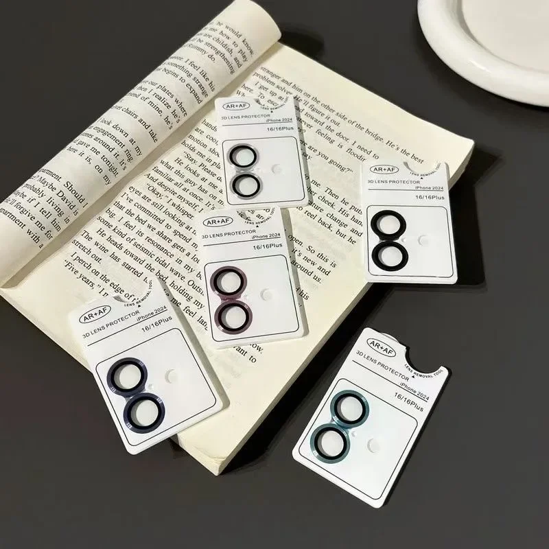 2-3 Uds lente de cámara de cristal para IPhone 17 Pro Max 16 15 14 Plus 13 12 Pro Max 13Mini Protector de pantalla lente trasera vidrio Protector