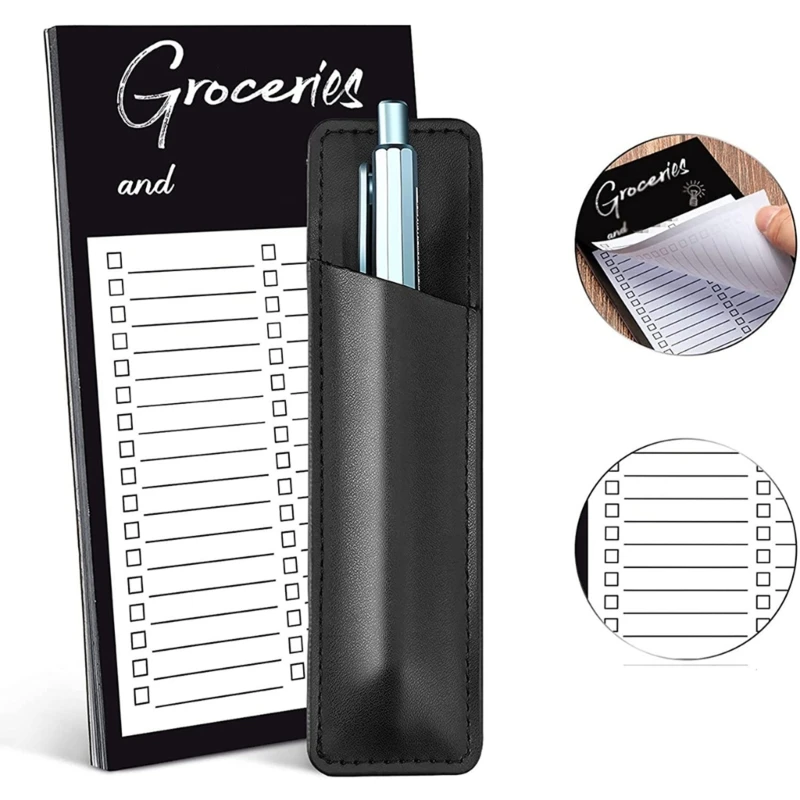 Grocery List Notepad with Magnet for Shopping To Do Lists Magnetic Note Pad for Refrigerator Inspirational 50 Sheets .