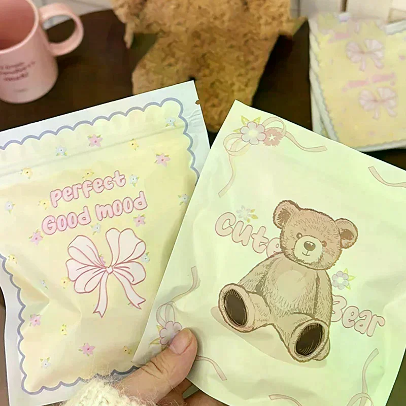 Cartoon Candy Cookies Self Sealing Storage Bag Creative Snack Doll Toy Bag Lucky Gift Bag Surprise Gift Bag 10pcs