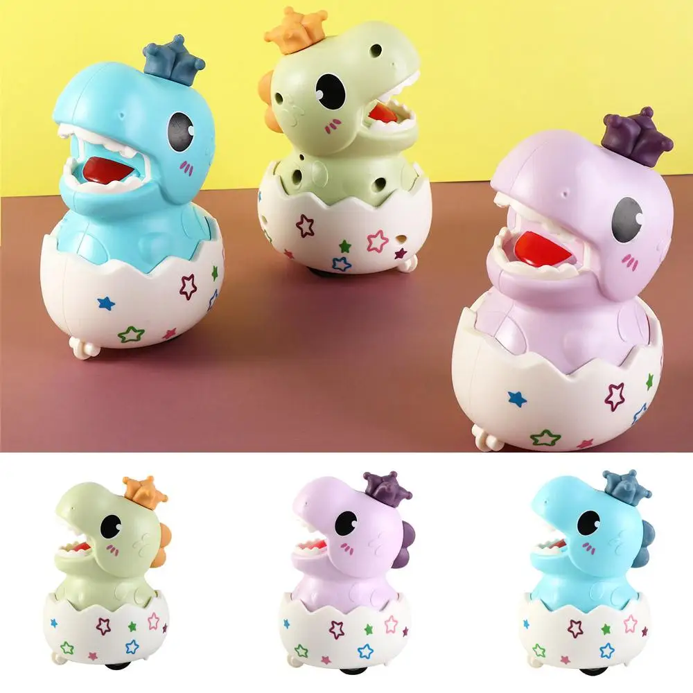 

Милые мультяшные машинки-яйца динозавров с функцией Press and Go, ударопрочные, из АБС-пластика, подарки