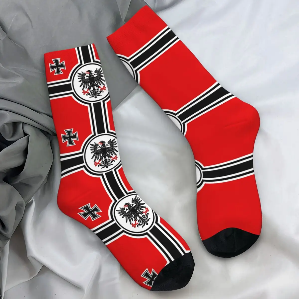 Germany DK Reich Empire Of Flag Socks German Korean Stockings Spring Anti-Slip Unisex Men Socks Comfortable Running Socks