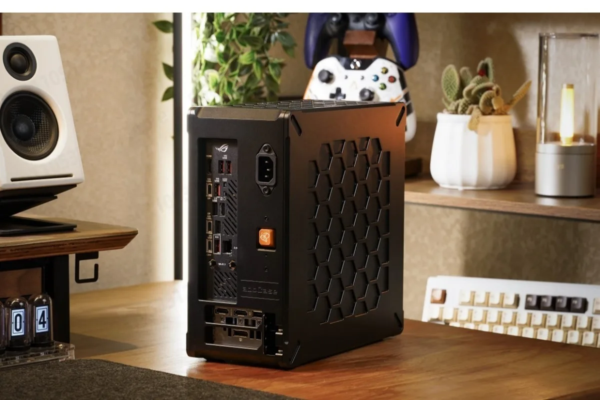 ContainerS All Aluminum CNC ITX Case Mini PC Chassis Support Low Profile GPU 1U PSU