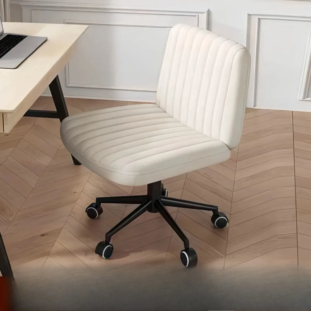 

Cross legged backrest liftting computer chair comfortable study stool minimalist office working chair for home sitting bedroom