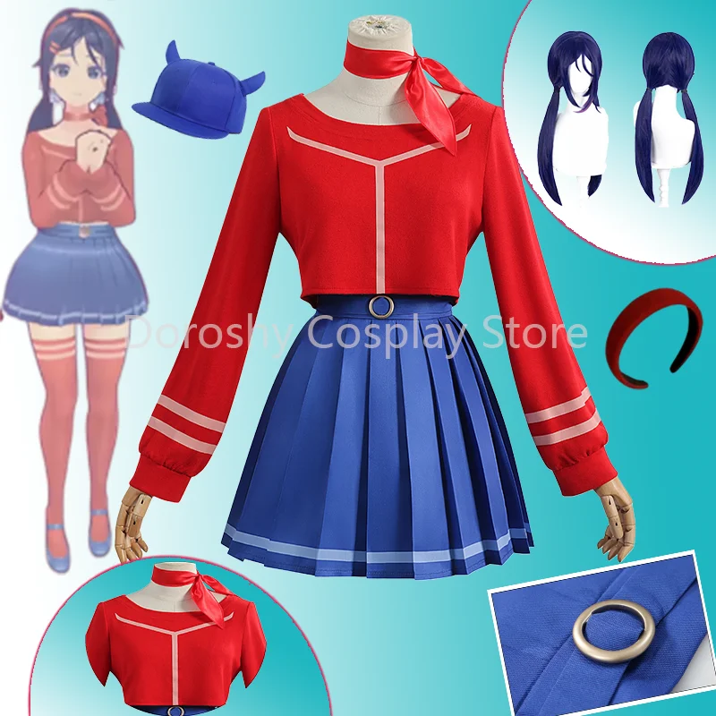 لعبة MiSide مجنون ميتا تأثيري حلي هالوين زاحف ميتا المرأة Yandere الزي لعب الأدوار ملابس الحفلات #1