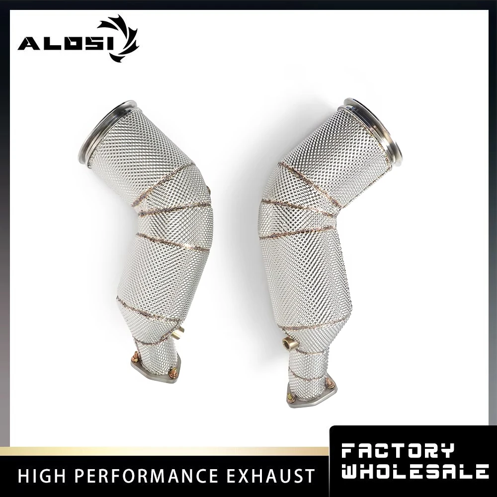 

For Audi RSQ8 4.0T 2022-2023 Downpipe High Performance Exhaust Modified Racing Performance Factory Direct