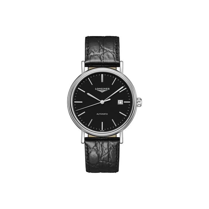 LONGINES Fashion Collection Automatic Mechanical Movement 30m Waterproof Men's Watch 40mm Black Dial L4.922.4.52.2