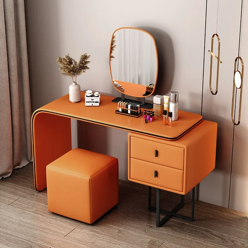 

Storage Design Dressing Table Girls Nordic Style Luxury Aesthetic Dressing Table Multifunctional Home Coiffeuse De Chambre Decor
