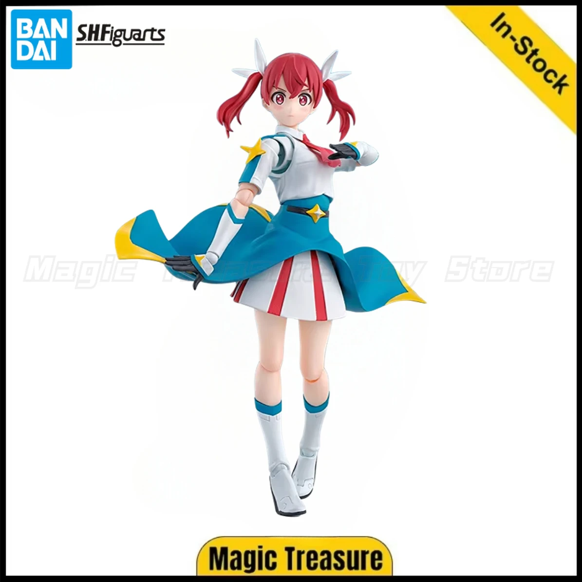 

【В наличии】Оригинальные фигурки Bandai SHF MAGILUMIERE Sakuragi Hana, аниме-модель, игрушки