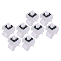 8pcs Front Side Panel Grommet Retainer Clip Plastic Fit For Isuzu NPR NPR-HD NQR NRR GMC Chevrolet W3 W4 W5 4HK1 5.2L 2020-2008
