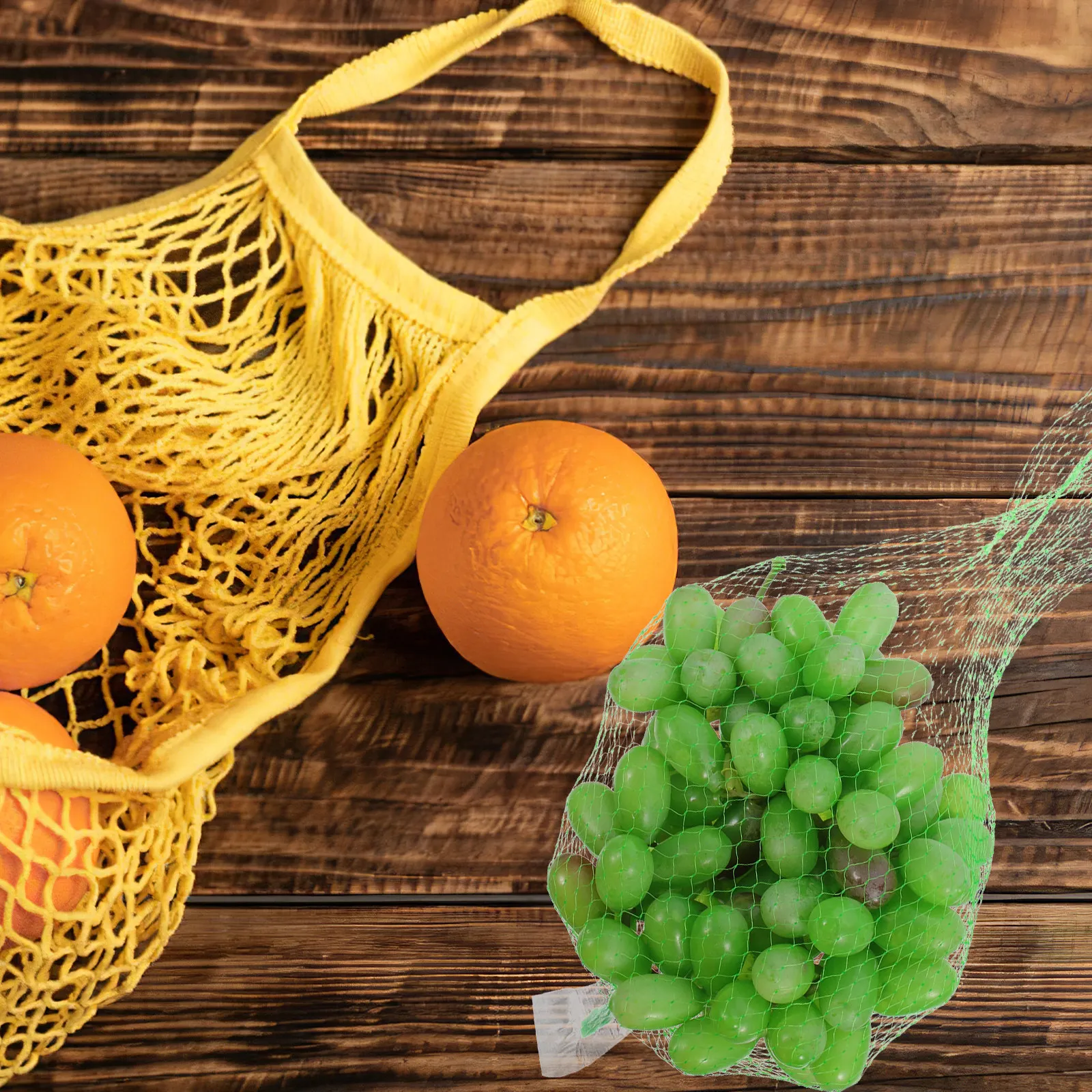 Produce Bag Reusable Mesh - 100 Sacchetti in Rete per Verdure,