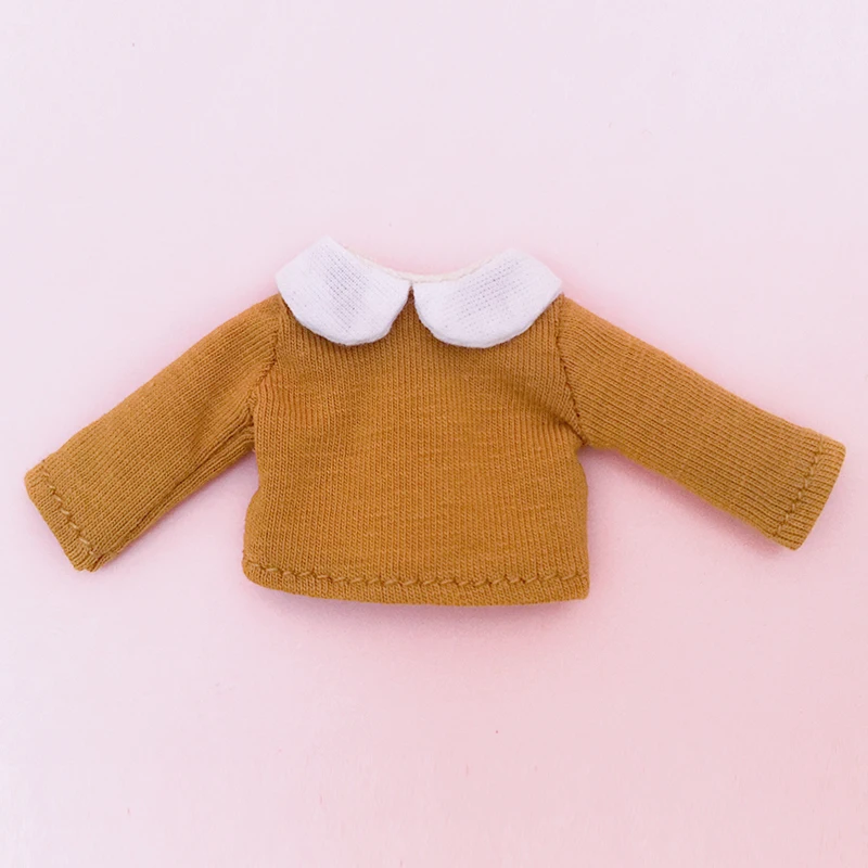 Ob11 Doll Long Sleeved Collar T-Shirt Top Clothes Doll Suspender Skirt  Doll For Molly Gsc Ymy P9 P10 Body Uf Nendoroids Dolls view 6