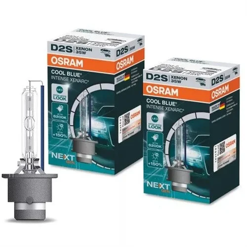 Imagen 2 del producto OSRAM D1S D2S D2R D3S D4S D4R D8S XENARC COOL BLUE INTENSE NEXT GEN 35W 6200K + 150% LED, aspecto Hecho en Alemania, 1 unidad