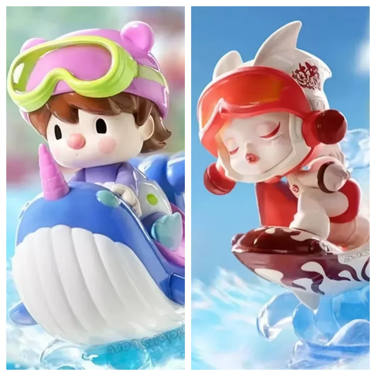 

POP MART Water Party Series Blind Box Guess Bag Original Toys Doll Cute Anime Figure Ornaments Gift