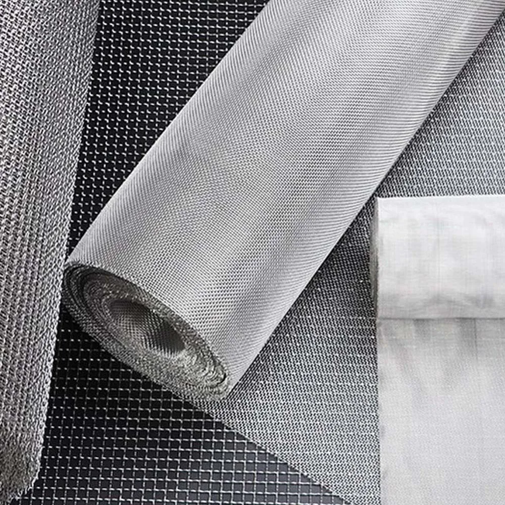 50x200cm 10-400mesh paslanmaz çelik tel örgü filtre Net Metal ön onarım sabitleme örgü filtrasyon dokuma tel tarama levha tarama