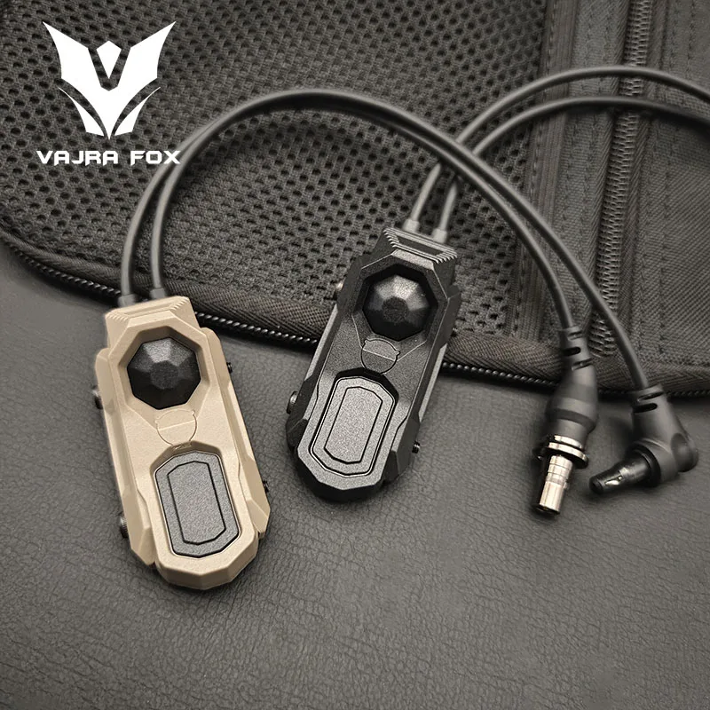 Tactical AXON Pressure Switch Remote Dual Function Tail Switch For M300 M600 Flashlight Airsoft Weapon Scout Light PEQ15 DBAL-A2