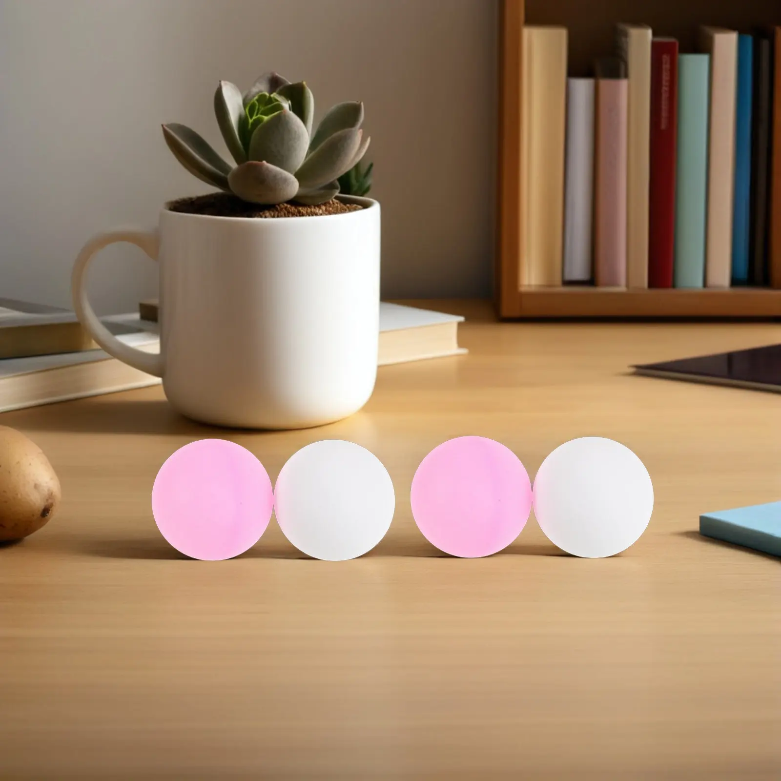 

Vibrant Matte Surface Ping Pong Balls Assorted Colors Official Size 40Mm for Recreation Competitive Play and Skill