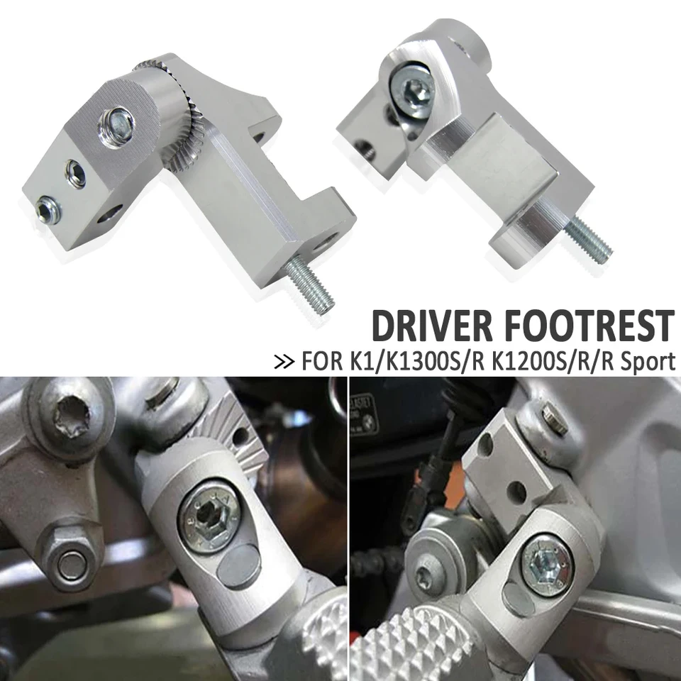 Repose-Pieds Moto WOBBLO Pour BMW K1200 K1300 - Kit Abaissement Passager Réglable