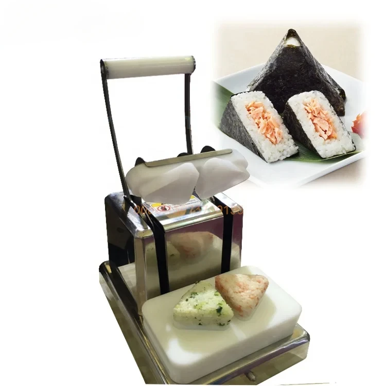 Easy Operation Rice Ball Presser Machine Commercial Use Table Type Sushi Onigiri Maker Equipment