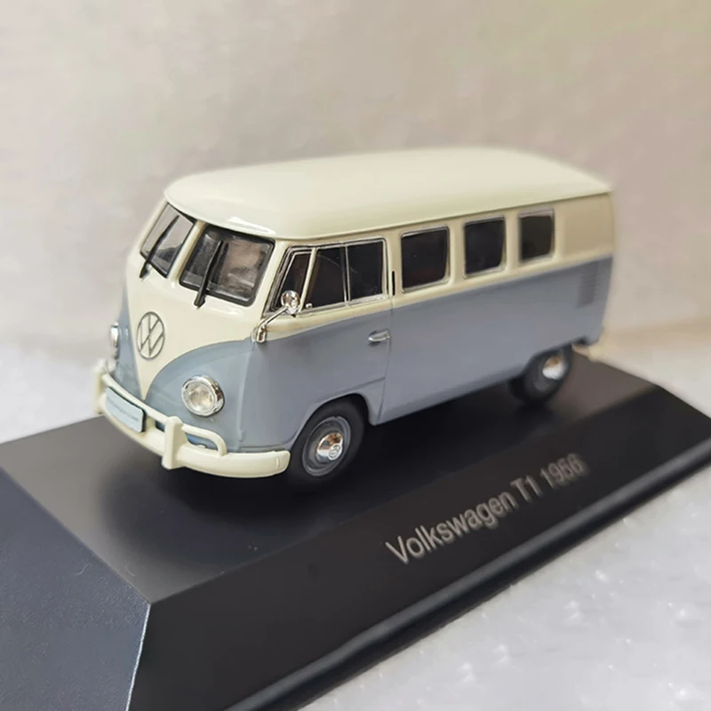 1:43 Scale 1956 T1 Van Alloy Car Model Diecast Toy Collectible Ornament Souvenir Toys Cars