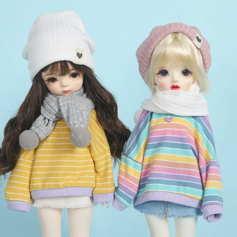 Xiaomi Monst BJD 6 points 4 points baby clothes scarf hat 1 / 6 yosd baby clothes big 6 points holala hat cover