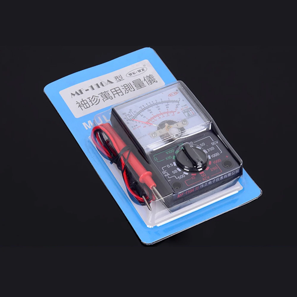 Mini Multimeter home handheld Electric AC/DC OHM Voltmeter Ammeter Multimeter Multi Tester MF-110A Pointer Voltage Multimeter