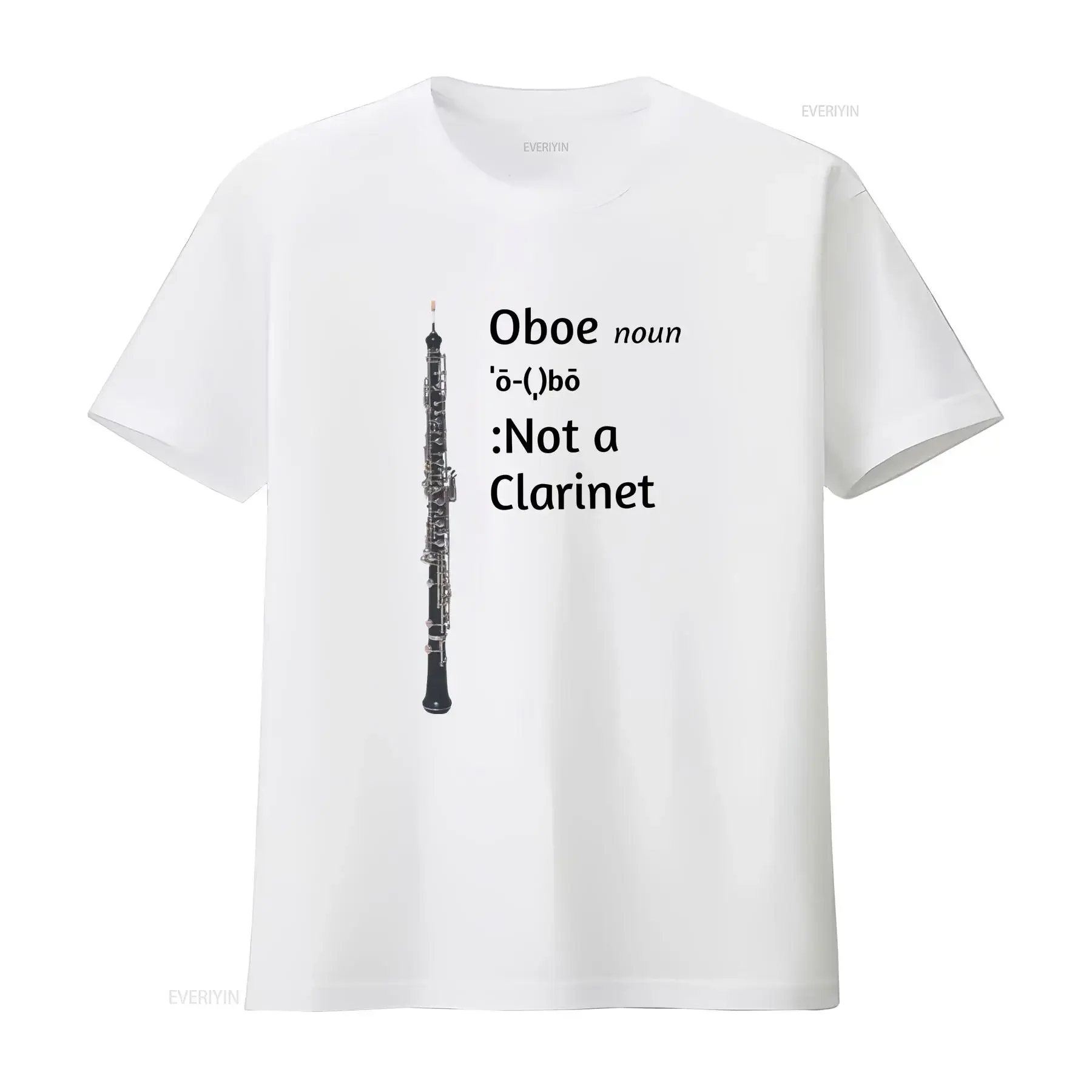 Oboe Musician Garment Dyed T shirt Funny Humor Clarinet Mistaken Identity Music Teacher Band Geek Apparel vintage Washed Unisex