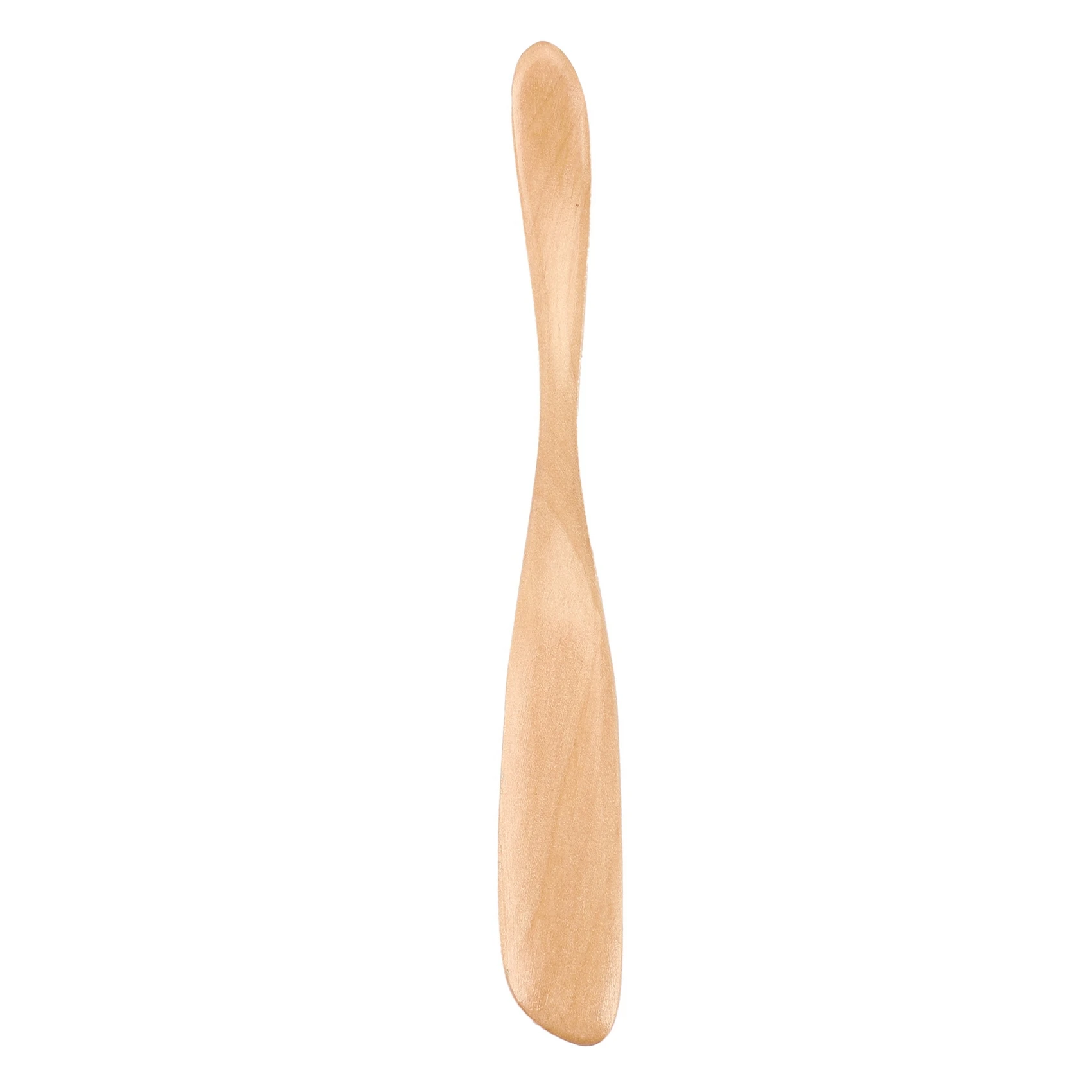 Wooden Butter Knife Cheese Spreader 6.5 Inch, Jam Knife Butter Cake Knife Mask Knife 12 Pieces-AT30