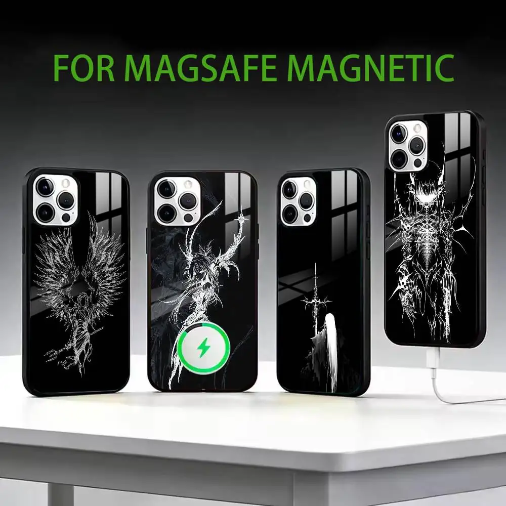 

C-Gothic C-Cyber Sigil Phone Case For iPhone17,16,15,14,13,12,11 Plus,Pro Max Magnetic For Magsafe Wireless Charging