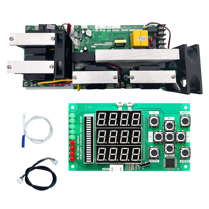 300W Ultrasonic Driver Board Circuit Display 3 Frequency 40/80/120KHz For Generator Dish Washer Transducer Cleaner Tank FanYing