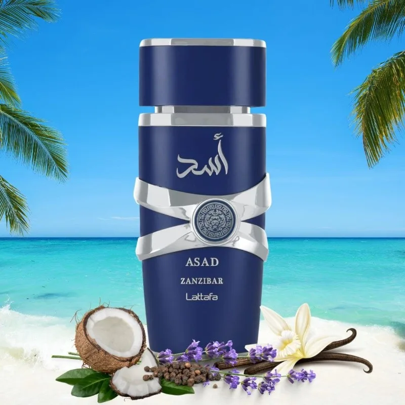 لاتافا اساد زنجبار أو دو برفوم بخاخ 100 مل عطور عربية أصلية تدوم طويلاً عطر كولونيا للرجال هدية