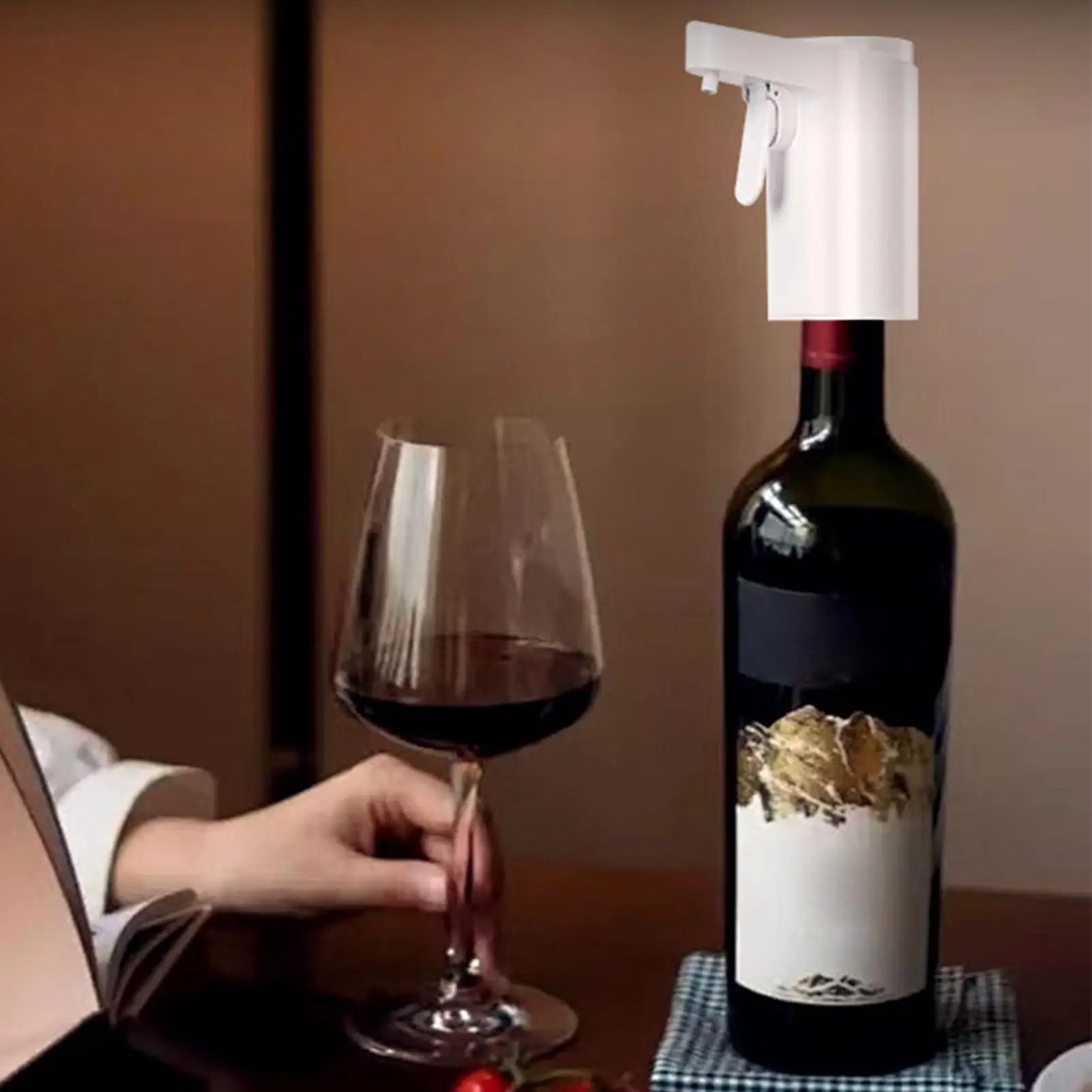 Wine Dispenser Automatic Touch Screen Decanter Adjustable Pouring Automatic Wine Dispenser For Home Bar Office Travel Camping
