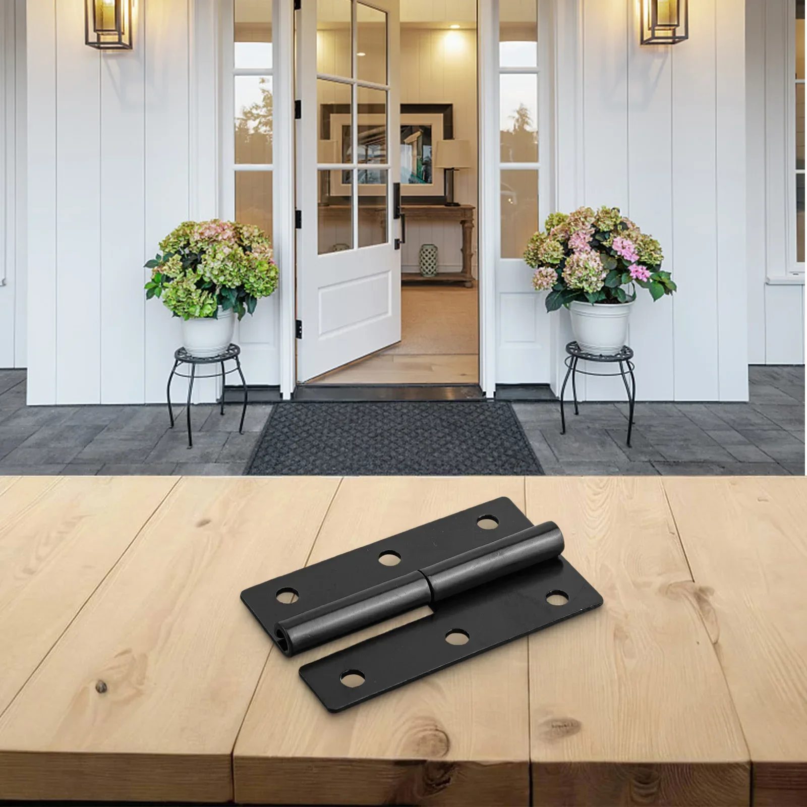 Each Hinge Measures Removable Hinge Split Design Durability Lifting Hinge Made Of Metal Installation Shoe Cabinets