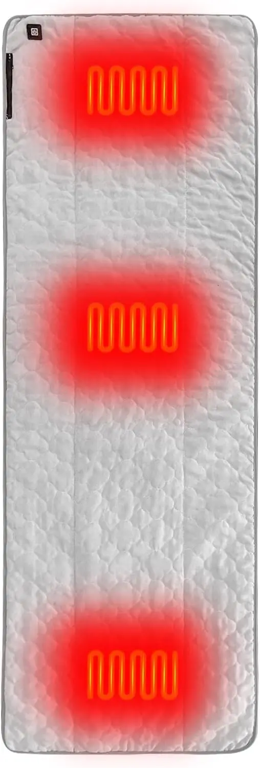 

Heated Sleeping Bag Liner, USB Heating Pad for Camping, Sofa, Office - Suede, No Power Bank