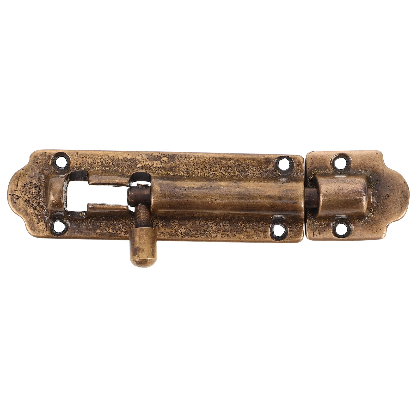 

1 Set Vintage Barrel Bolt Heavy Duty Sliding Door Lock Durable Copper Hardware Gate Barn Closet Hook Slide Bolt Latch Metal