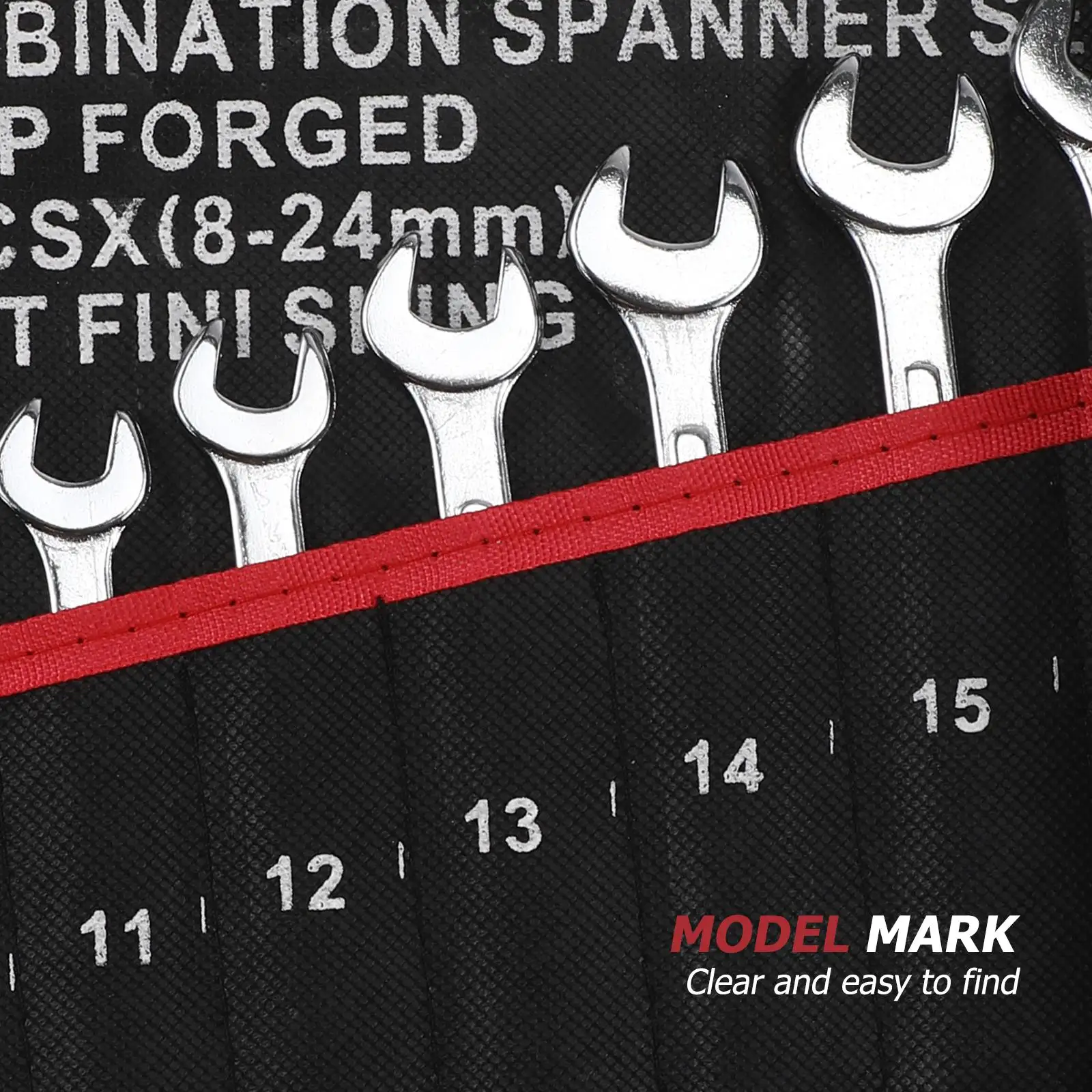

14 Pcs Wrench Set Portable Tool Tools Brake Line Manual Chrome Vanadium Steel Craftsman Wrenches