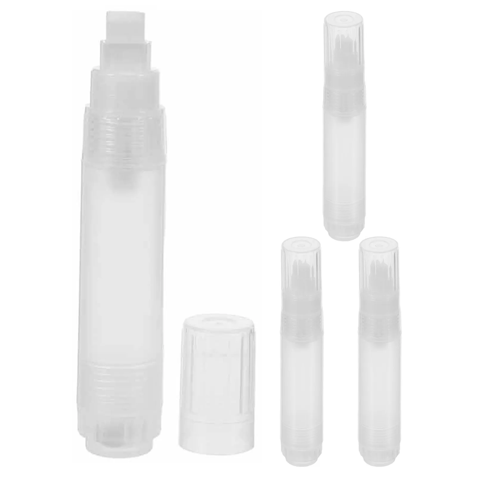 Refillable Paint Marker Tubes 4 Pack Empty Pen Barrels for Industrial Steel Construction Oil Based Ink