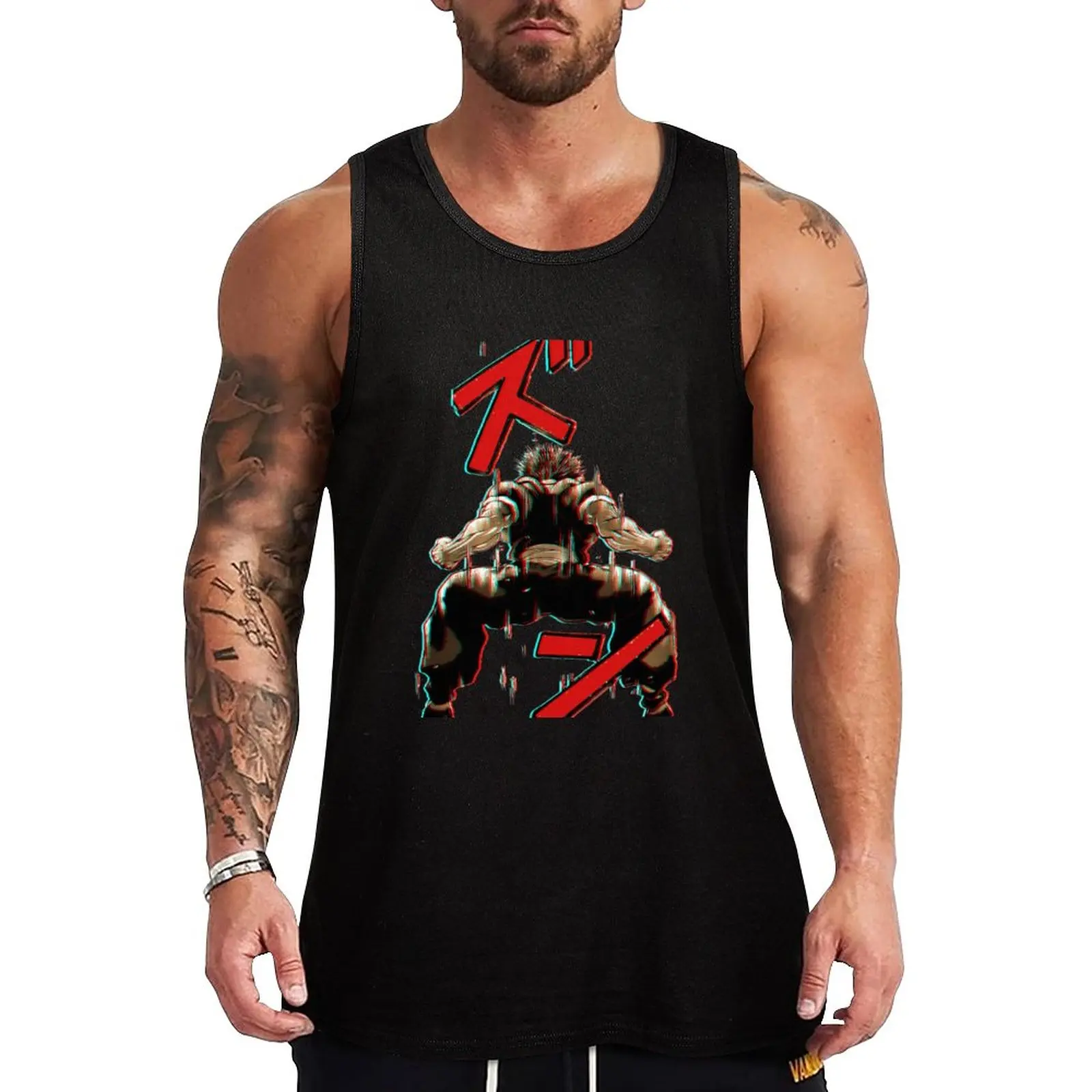 

New Yujiro Hanma - Power Tank Top Men's clothing brands clothes for men summer