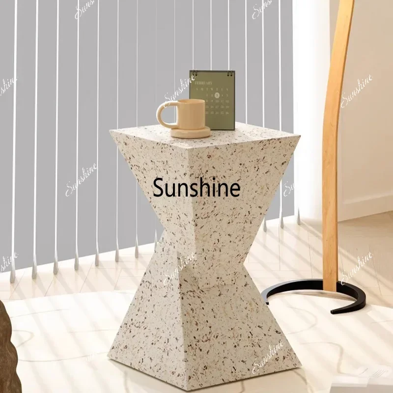 Nordic Decoration Side Table Clear Aesthetic  Simple Coffee Table Standing Service Mesa Auxiliar Living Room Furnitureft    *