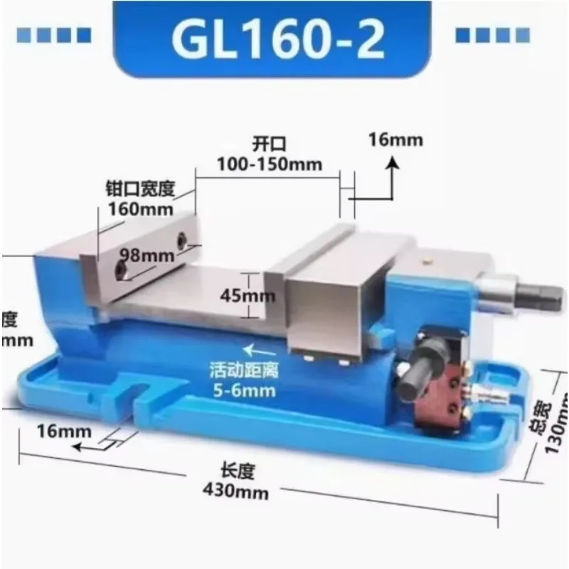 Milling Machine New Fixed angle lock precision tool vise