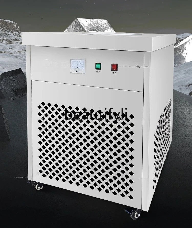 

Commercial Handmade Street Food Deep Bucket Fried Ice Traditional Ice Cream Machine Sand Ice Machine Porridge Cheese