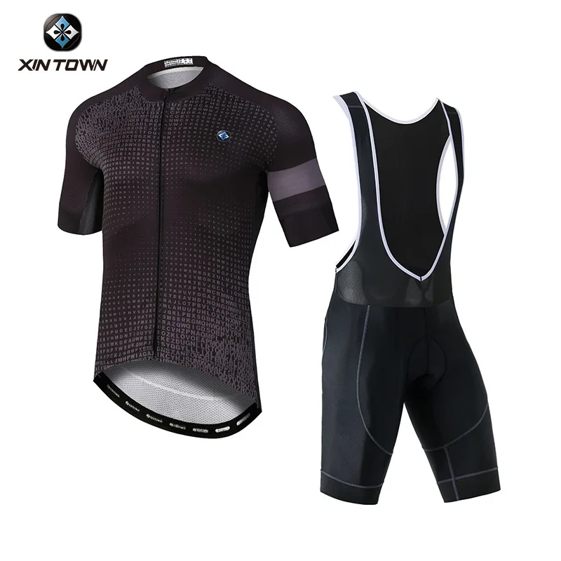 

XINTOWN New Arrival Summer Bicycle Clothing Set - Star Design Short Sleeve Jersey & Bib Shorts