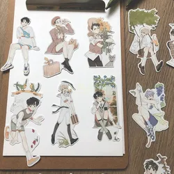 19pcs juvenile stickers DIY scrapbooking album junk journal happy planner decorative stickers