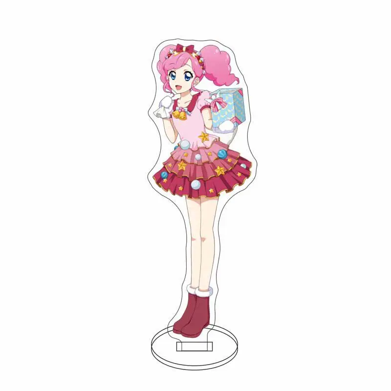 16CM Anime ‌Game Aikatsu! Figure Hoshimiya Ichigo Kiriya Aoi Shibuki Ran Kitaoji Sakura Acrylic Stand Cos Ornaments Gifts view 4