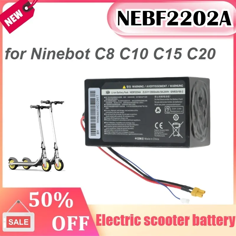 

21.6V 2500mAh/7000mAh for Ninebot C8 C10 C15 C20 C Series Children's Electric Scooter Battery NEBF2202A