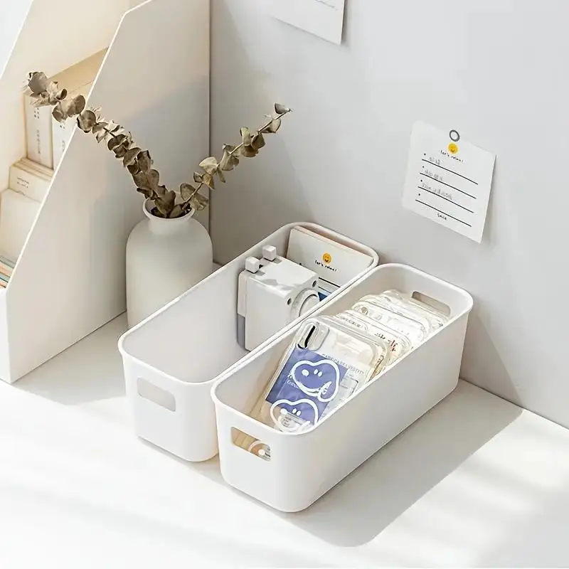 Sundry storage basket home cosmetics storage box snack storage box home kitchen storage box plastic underwear storage box