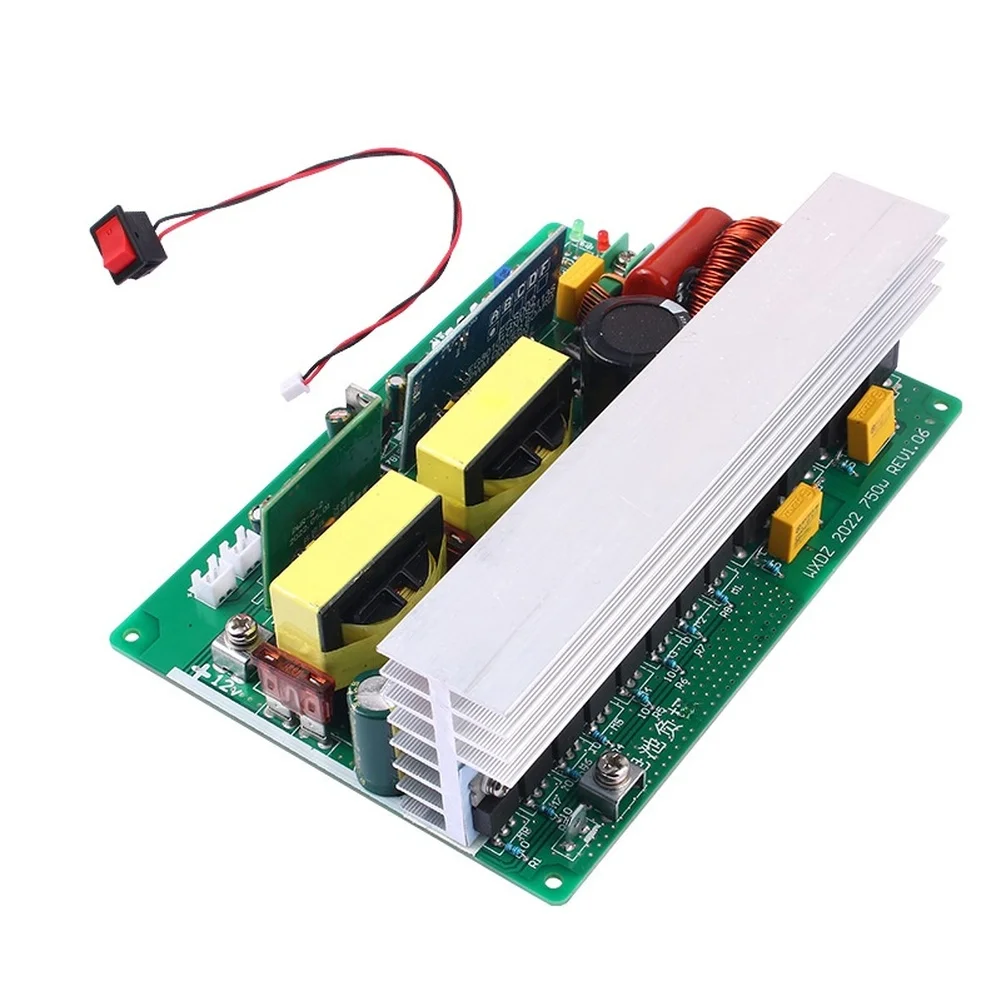 1pc Circuit Board Boost Converter 750W 1000W Pure Sine Wave Inverter DC 12V 24V 48V To AC 220V Power Converter