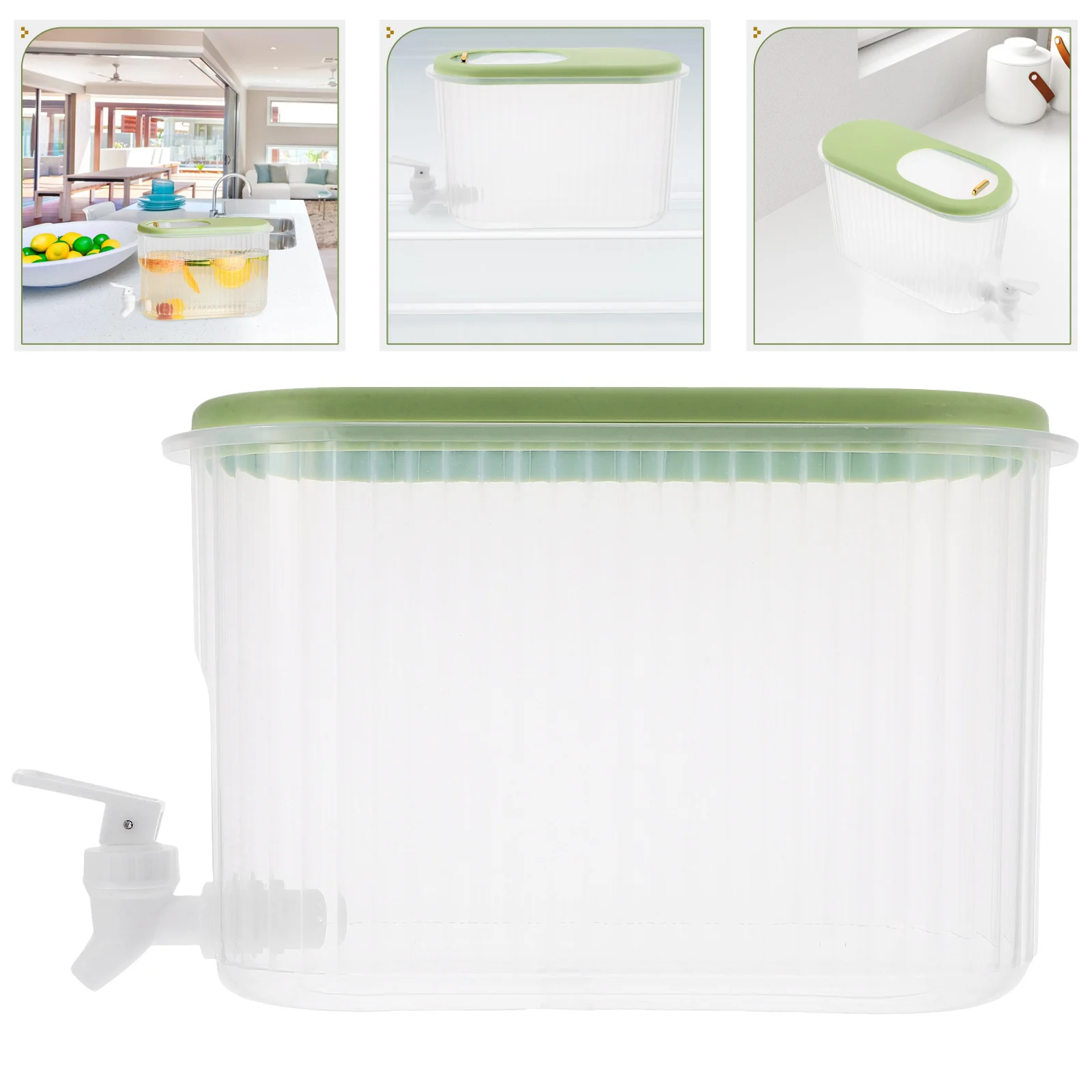 

Cold Water Bottle Beverage Dispenser Spigot High Temperature Resistance for Fridge Pp Dispensers