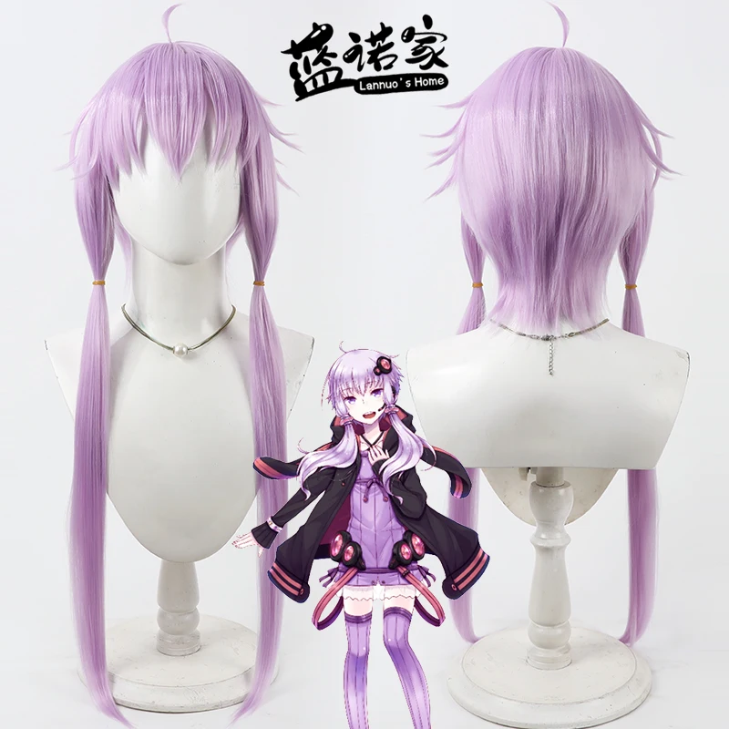 

Anime Yukari Rabbit Yuzuki Yukari Cos Cosplay Wig Halloween Carnival Party Props Synthetic Hair Heat Resistant Fiber + Wig Cap